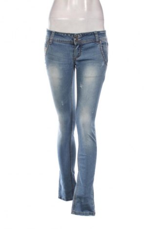 Damskie jeansy Fashion Jeans, Rozmiar M, Kolor Niebieski, Cena 55,17 zł