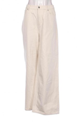 Damskie jeansy H&M, Rozmiar M, Kolor ecru, Cena 66,39 zł