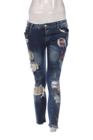 Damskie jeansy Original Denim, Rozmiar S, Kolor Niebieski, Cena 66,67 zł
