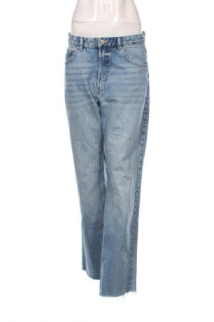 Blugi de femei Pull&Bear, Mărime M, Culoare Albastru, Preț 76,30 Lei