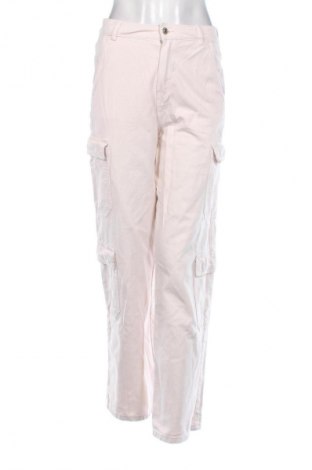 Damskie jeansy Sinsay, Rozmiar S, Kolor ecru, Cena 44,99 zł