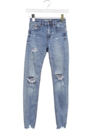 Blugi de femei Stradivarius, Mărime XXS, Culoare Albastru, Preț 56,79 Lei