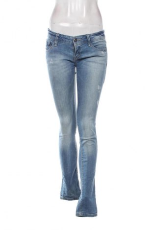 Blugi de femei Stradivarius, Mărime M, Culoare Albastru, Preț 76,00 Lei