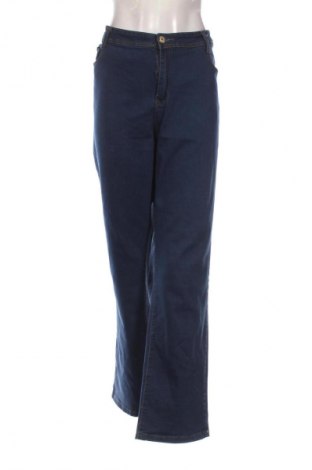 Damskie jeansy Unbranded, Rozmiar 3XL, Kolor Niebieski, Cena 66,67 zł