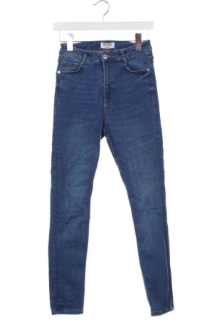 Damskie jeansy Zara, Rozmiar XS, Kolor Niebieski, Cena 34,99 zł