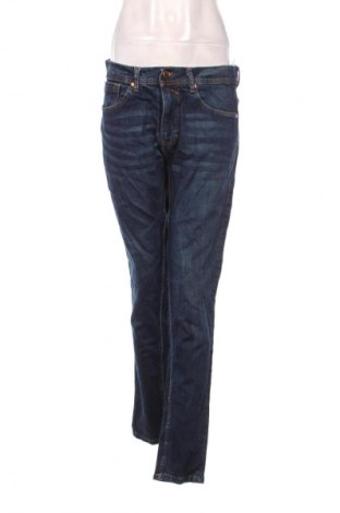 Дамски дънки Zara, Размер L, Цвят Син, Цена 31,99 лв.
