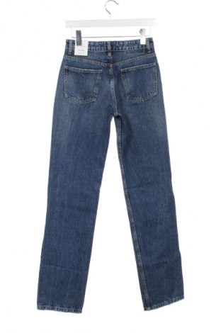 Damskie jeansy Zara, Rozmiar XS, Kolor Niebieski, Cena 111,99 zł