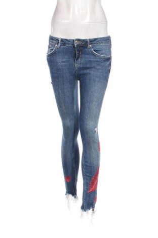 Damskie jeansy Zara, Rozmiar S, Kolor Kolorowy, Cena 40,99 zł
