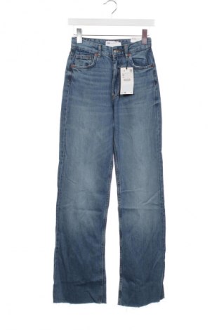 Damskie jeansy Zara, Rozmiar XS, Kolor Niebieski, Cena 143,00 zł
