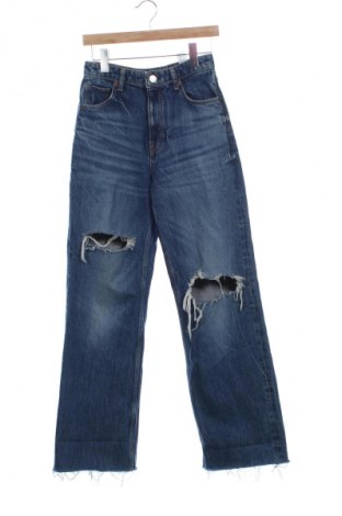 Damskie jeansy Zara, Rozmiar S, Kolor Niebieski, Cena 62,07 zł