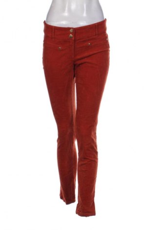 Pantaloni de velvet de femei Caroline Biss, Mărime S, Culoare Portocaliu, Preț 71,99 Lei