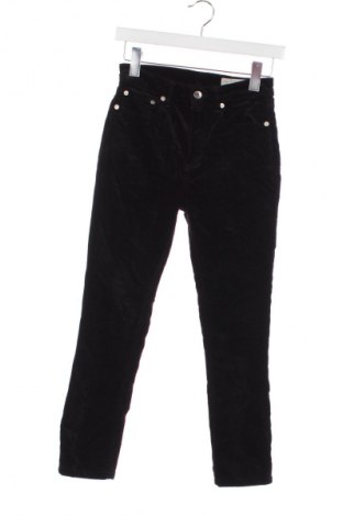 Pantaloni de velvet de femei Rag & Bone, Mărime XXS, Culoare Negru, Preț 82,99 Lei
