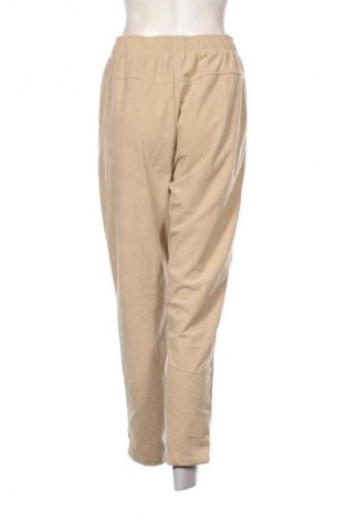 Pantaloni de velvet de femei Unbranded, Mărime M, Culoare Bej, Preț 46,99 Lei