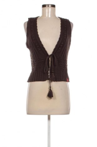 Дамски елек Edc By Esprit, Размер L, Цвят Кафяв, Цена 25,99 лв.