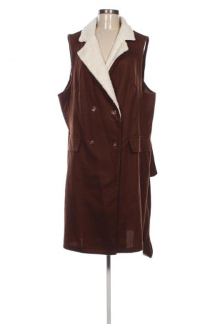 Damenweste SHEIN, Größe 3XL, Farbe Braun, Preis 19,96 €