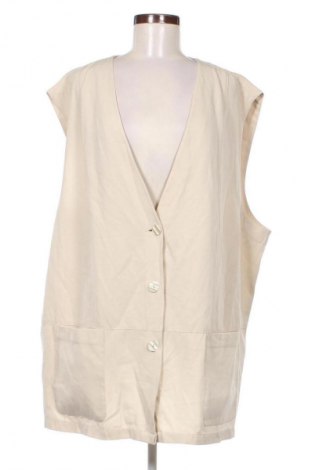 Γυναικείο γιλέκο Unbranded, Μέγεθος 4XL, Χρώμα  Μπέζ, Τιμή 26,25 €
