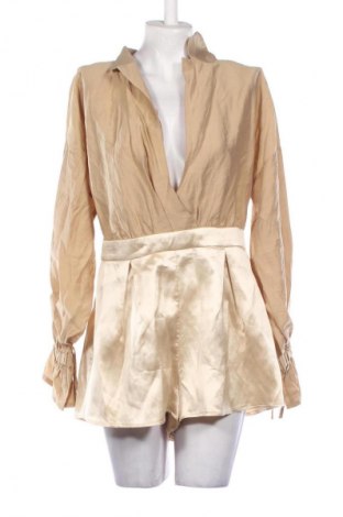 Kurzer Damenoverall ASOS, Größe L, Farbe Beige, Preis € 24,55