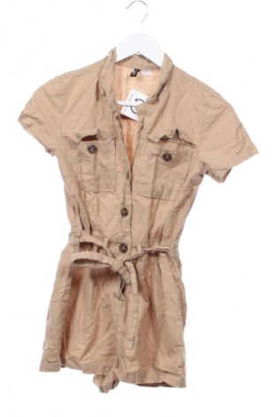 Salopetă scurtă de damă H&M, Mărime XS, Culoare Bej, Preț 102,63 Lei
