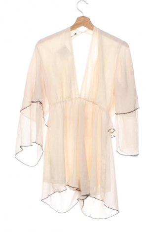 Damski krótki kombinezon Zara, Rozmiar XS, Kolor ecru, Cena 78,16 zł