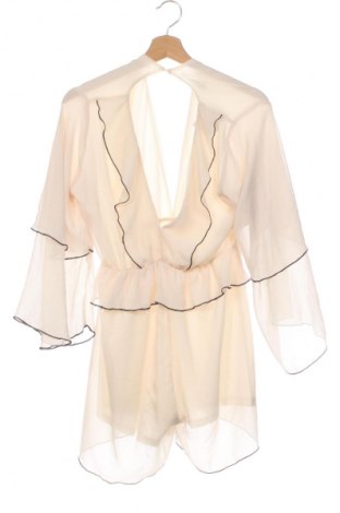 Damski krótki kombinezon Zara, Rozmiar XS, Kolor ecru, Cena 78,16 zł