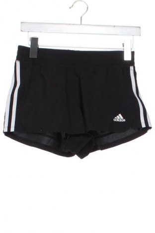 Дамски къс панталон Adidas, Размер XS, Цвят Черен, Цена 22,99 лв.