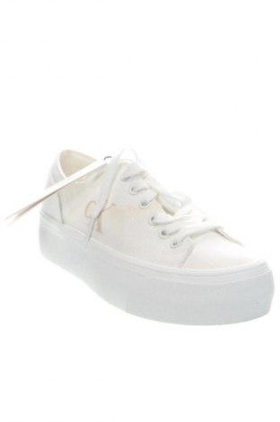Дамски обувки Calvin Klein Jeans, Размер 38, Цвят Бял, Цена 127,99 лв.
