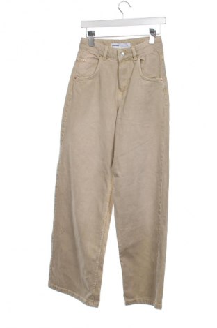 Dámské kalhoty  Bershka, Velikost XS, Barva Béžová, Cena  367,00 Kč