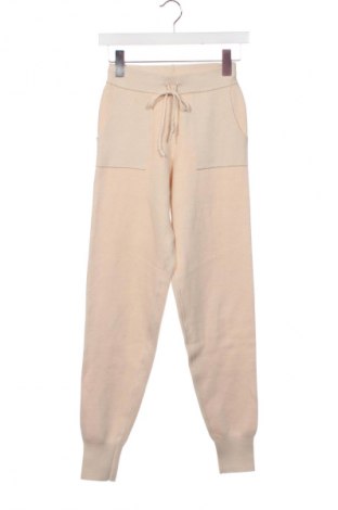 Damskie spodnie Bershka, Rozmiar XS, Kolor Beżowy, Cena 67,00 zł