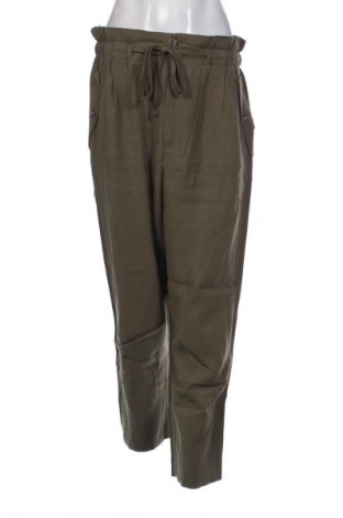 Damskie spodnie H&M, Rozmiar XL, Kolor Zielony, Cena 66,67 zł