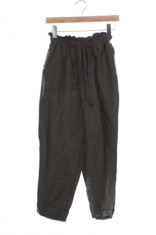 Damskie spodnie H&M, Rozmiar XS, Kolor Zielony, Cena 55,99 zł