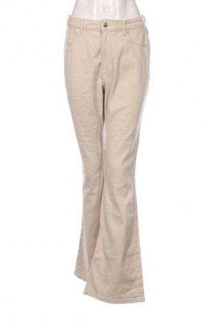 Damskie spodnie H&M Divided, Rozmiar L, Kolor Beżowy, Cena 66,67 zł