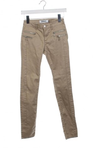 Dámské kalhoty  ONLY, Velikost XS, Barva Béžová, Cena  229,00 Kč
