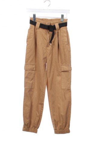 Damskie spodnie Stradivarius, Rozmiar XS, Kolor Beżowy, Cena 66,99 zł