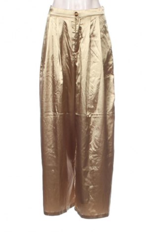 Дамски панталон Unbranded, Размер S, Цвят Златист, Цена 14,99 лв.