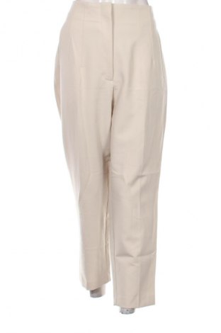 Pantaloni de femei Zara, Mărime XL, Culoare Ecru, Preț 71,05 Lei