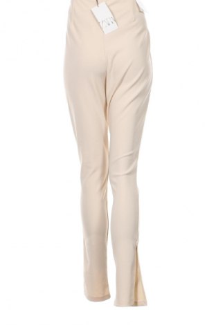 Dámske nohavice Zara, Veľkosť XL, Farba Kremová, Cena  25,95 €