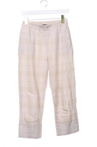 Damskie spodnie Zara, Rozmiar XS, Kolor ecru, Cena 62,07 zł