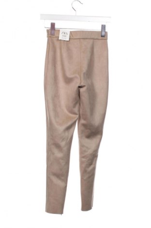 Damskie spodnie Zara, Rozmiar XS, Kolor Beżowy, Cena 143,00 zł