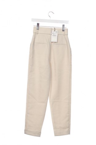 Damskie spodnie Zara, Rozmiar XS, Kolor Beżowy, Cena 143,00 zł