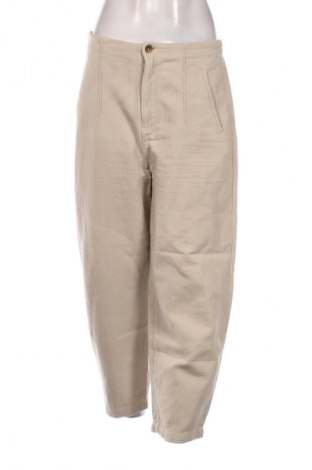 Pantaloni de femei Zara, Mărime M, Culoare Bej, Preț 71,05 Lei