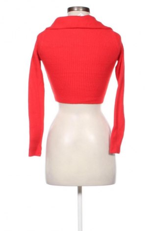 Pulover de femei Bershka, Mărime S, Culoare Roșu, Preț 62,99 Lei