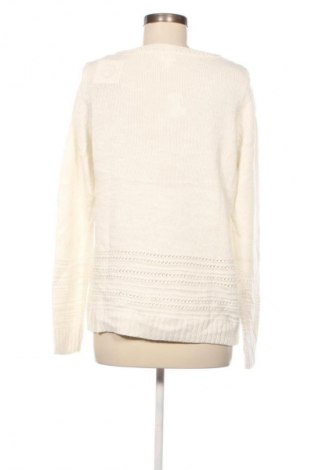 Γυναικείο πουλόβερ Dressbarn, Μέγεθος M, Χρώμα Λευκό, Τιμή 13,99 €