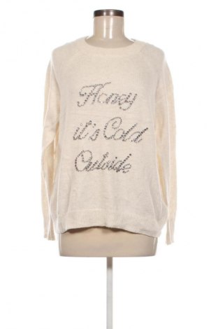 Pulover de femei H&M, Mărime M, Culoare Ecru, Preț 70,99 Lei