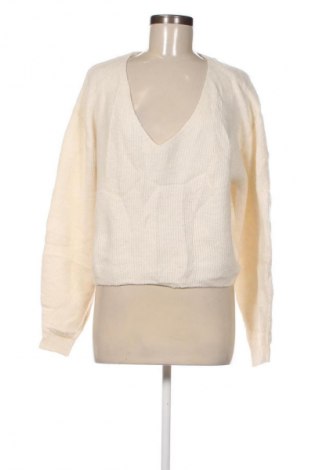 Pulover de femei H&M, Mărime L, Culoare Ecru, Preț 19,99 Lei