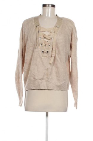 Pulover de femei H&M, Mărime L, Culoare Bej, Preț 71,99 Lei