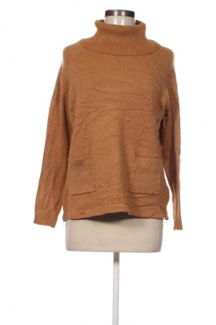 Damski sweter Laura Torelli, Rozmiar M, Kolor Brązowy, Cena 52,99 zł