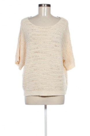 Damski sweter Ms Mode, Rozmiar L, Kolor ecru, Cena 41,99 zł