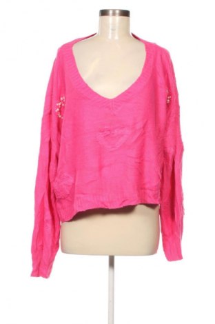 Damski sweter SHEIN, Rozmiar L, Kolor Różowy, Cena 43,99 zł
