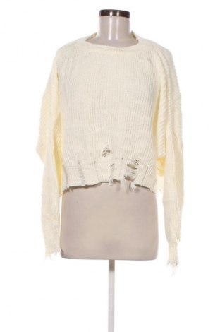 Дамски пуловер SHEIN, Размер M, Цвят Екрю, Цена 12,99 лв.