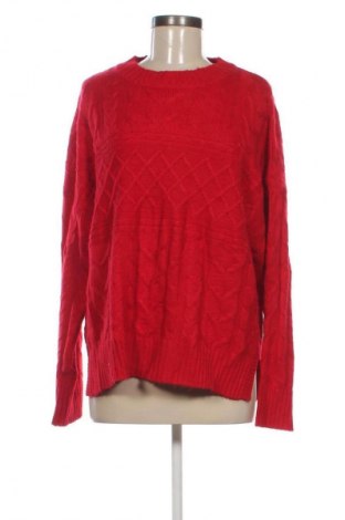Damski sweter Time and tru, Rozmiar XL, Kolor Czerwony, Cena 45,99 zł